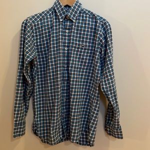 Men’s Fish Hippie flannel shirt size S